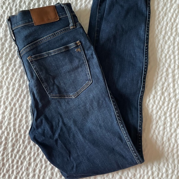 Madewell 10" High-Rise Skinny Blue Jeans size 25 - Picture 8 of 8